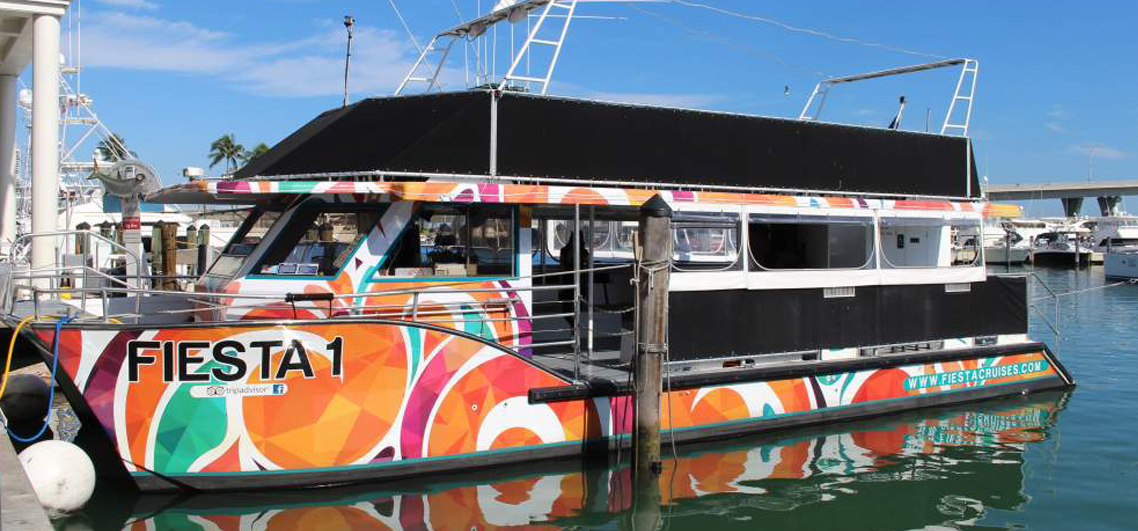 Our Fiesta 1 boat will allow you to cruise through the Bay.